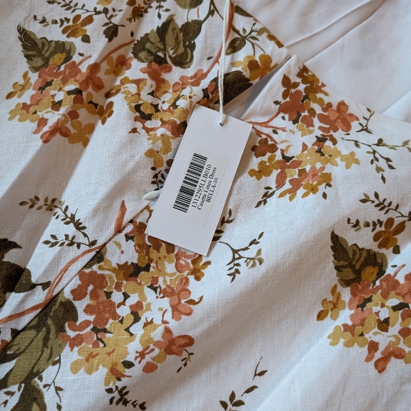 Reformation Cassette Linen Dress NWT - Picture 2 of 5